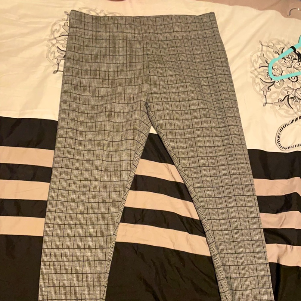 Plaid dress pants